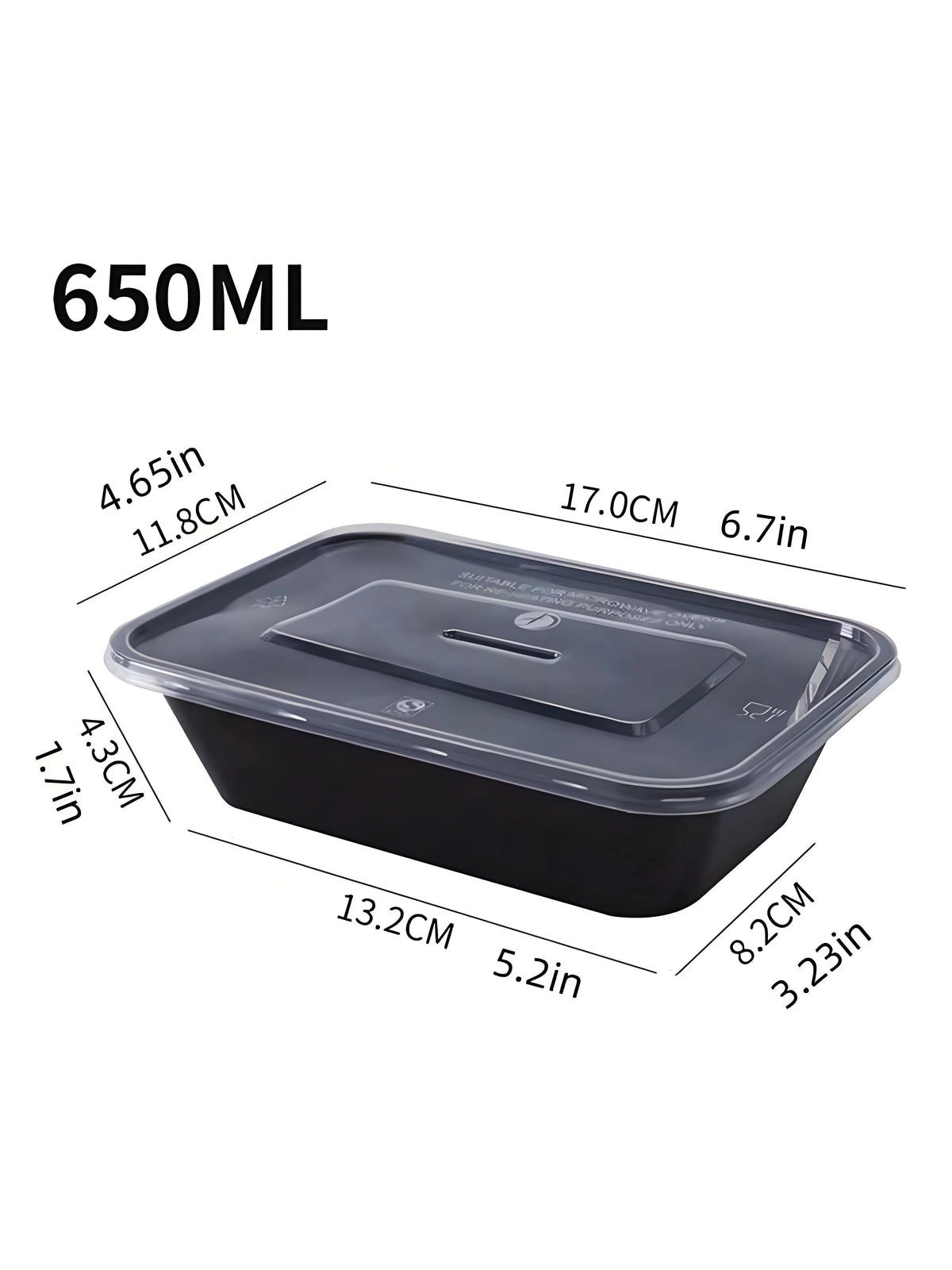 FreshPrep Meal Containers (5/10/20 Pack)